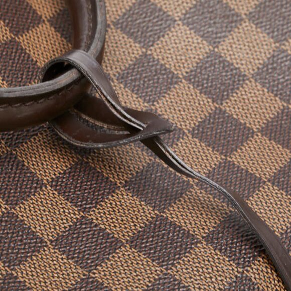 LOUIS VUITTON Brown Damier Leather Shoulder Bag - Picture 8 of 14